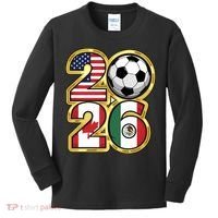  2026 USA Canada Mexico Soccer Cup Kids Long Sleeve Shirt thumb 0