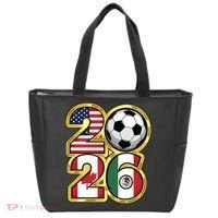  2026 USA Canada Mexico Soccer Cup Tote Bag thumb 0