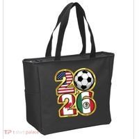  2026 USA Canada Mexico Soccer Cup Tote Bag thumb 2