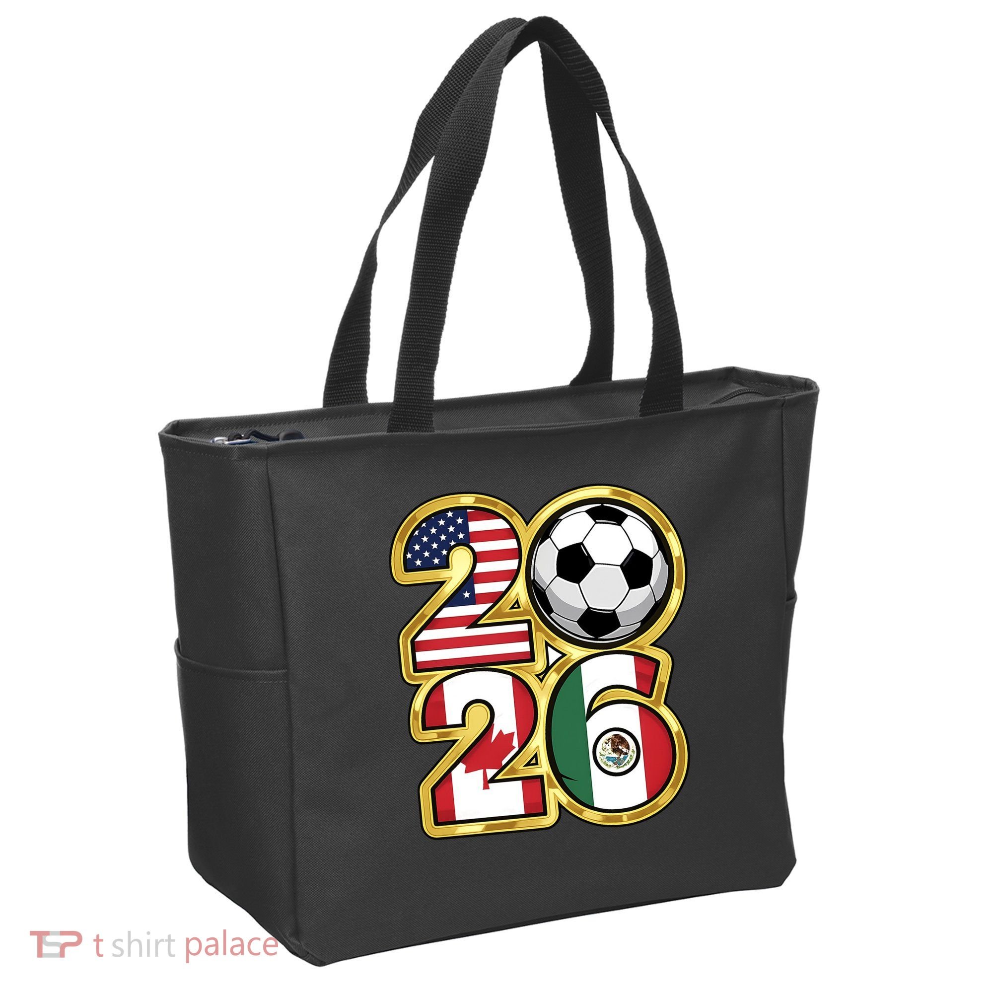  2026 USA Canada Mexico Soccer Cup Tote Bag