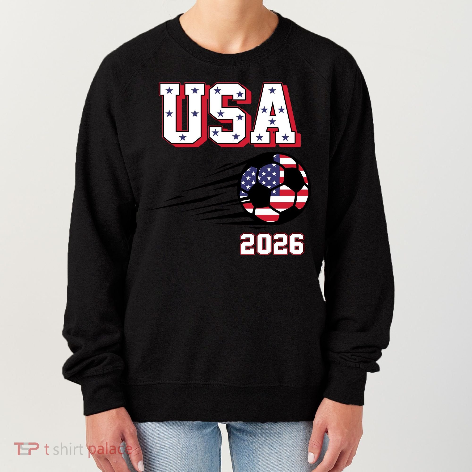 2026 USA North America Soccer Supporters Fans Women's Sweatshirt