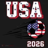 2026 USA North America Soccer Supporters Fans Women's Hoodie thumb 2