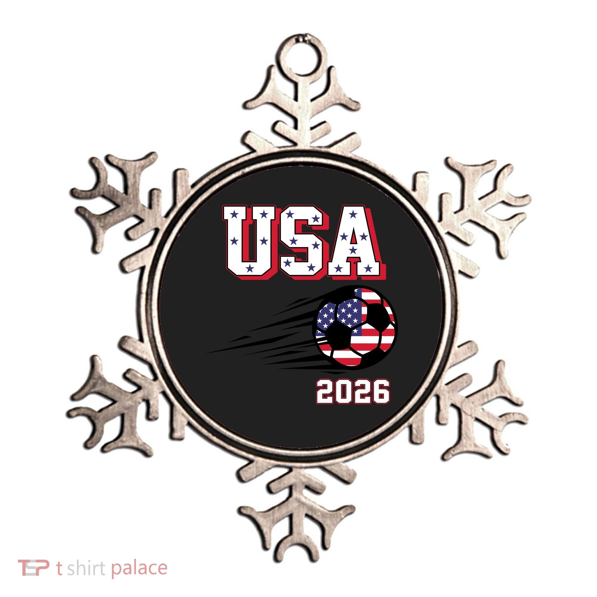 2026 USA North America Soccer Supporters Fans Ornament