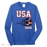 2026 USA North America Soccer Supporters Fans Long Sleeve Shirt thumb 0