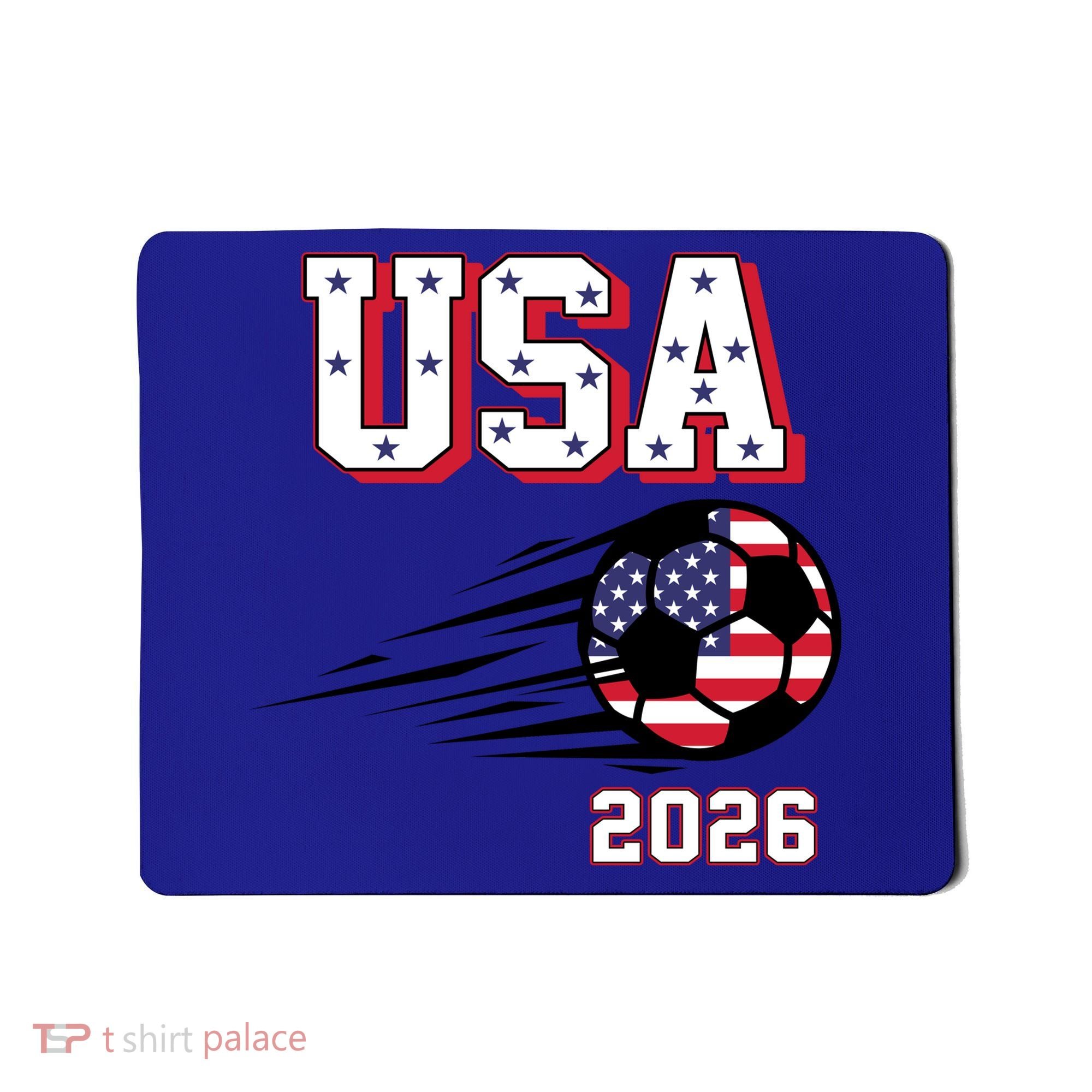 2026 USA North America Soccer Supporters Fans Mousepad