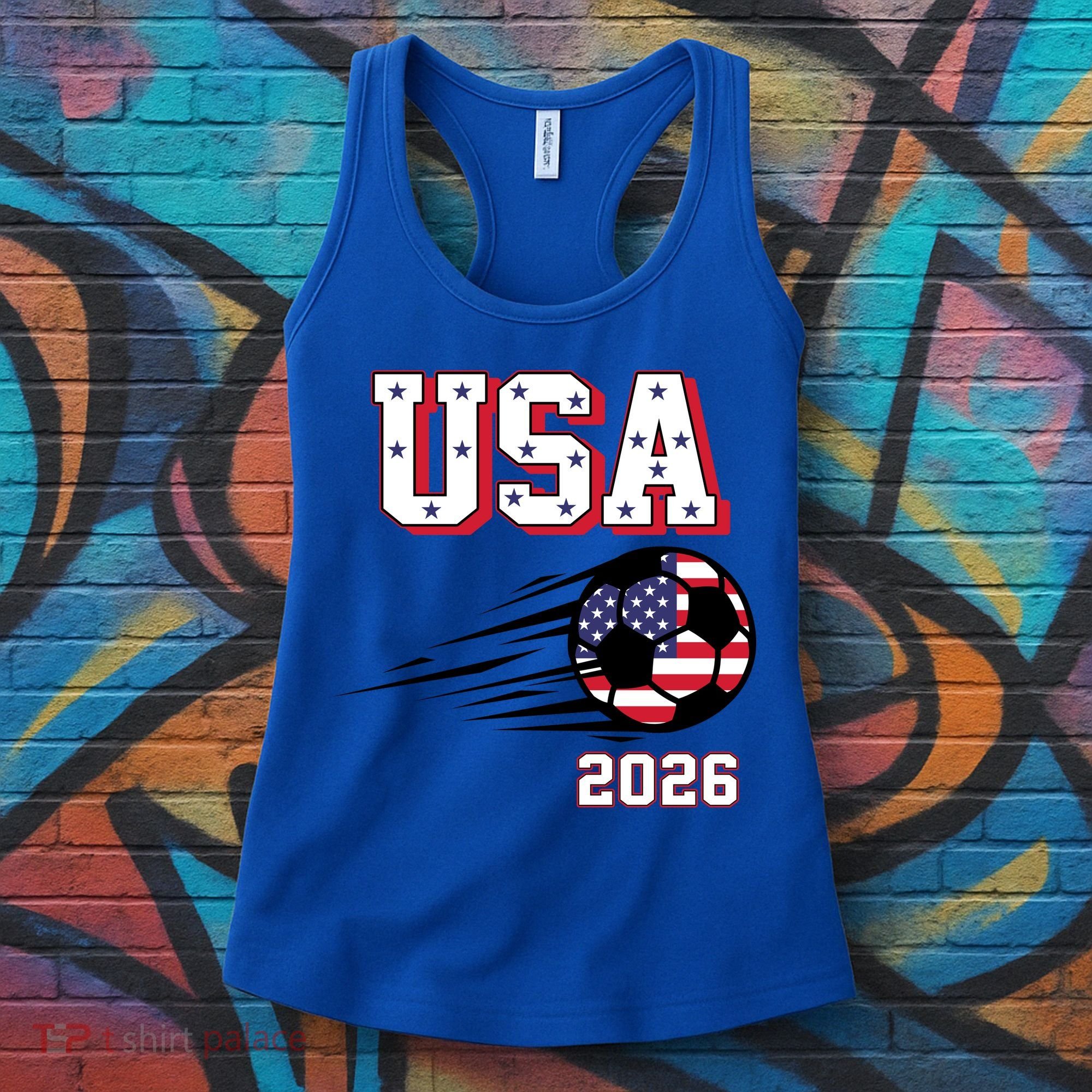 2026 USA North America Soccer Supporters Fans Women's Tank Top