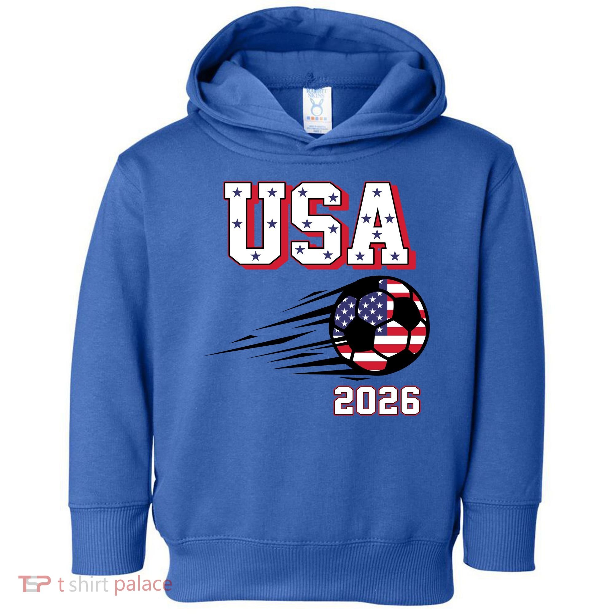 2026 USA North America Soccer Supporters Fans Toddler Hoodie