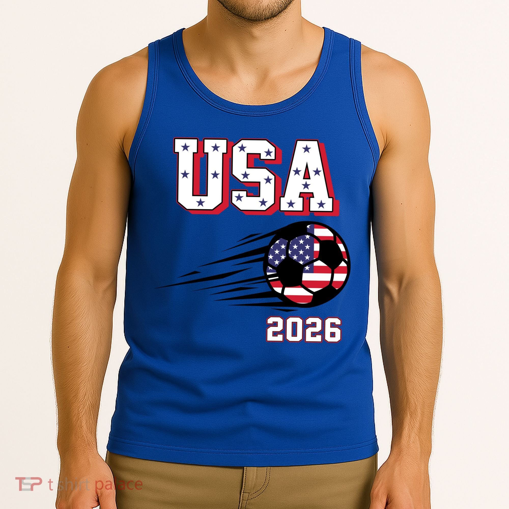 2026 USA North America Soccer Supporters Fans Tank Top