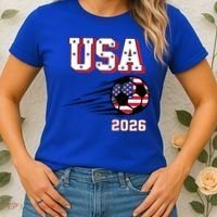 2026 USA North America Soccer Supporters Fans Women's T-Shirt thumb 2