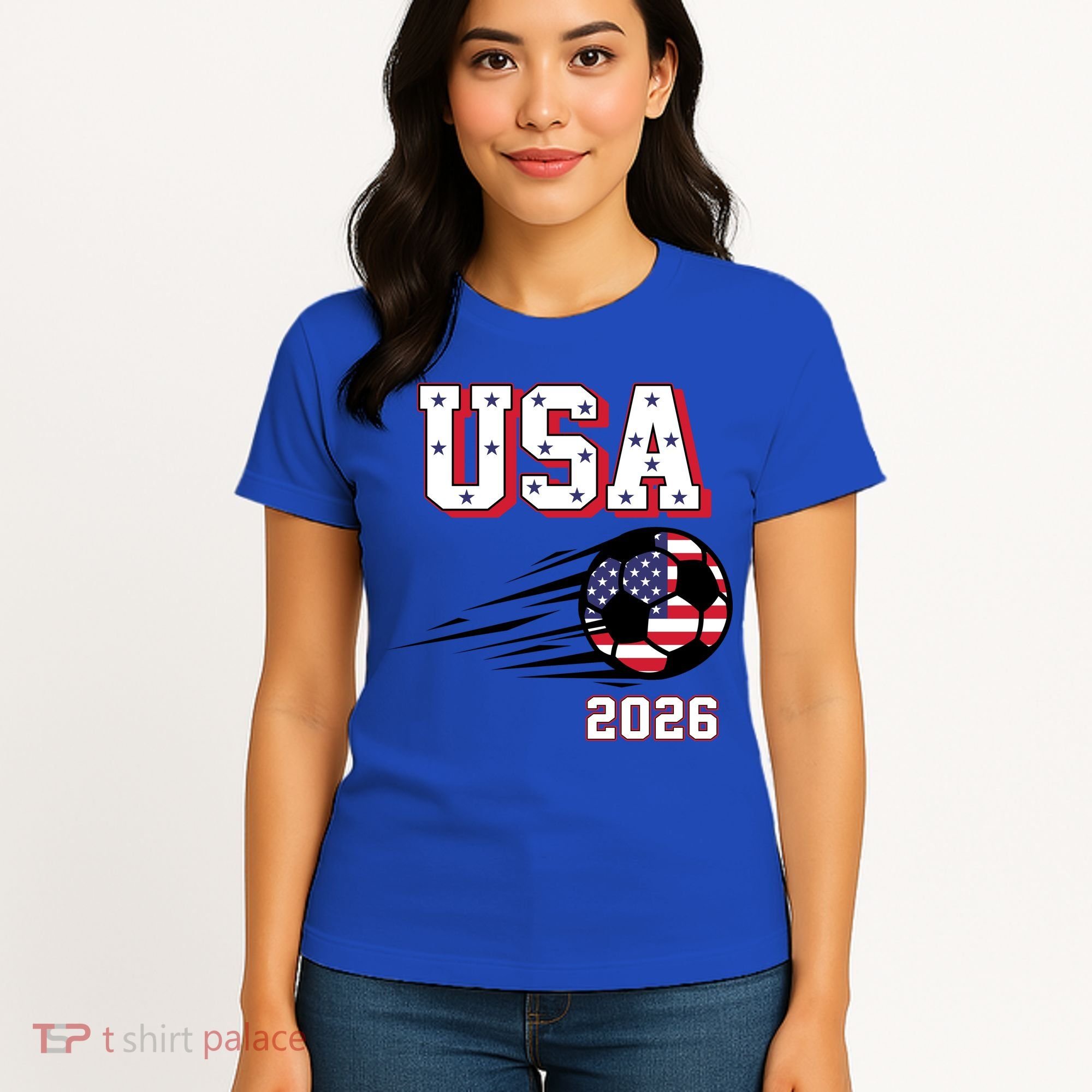 2026 USA North America Soccer Supporters Fans Women's T-Shirt