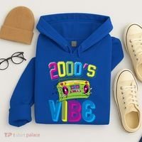 2000S Vibe Hip Hop Costume Early 2000s Party Nostalgia Gift Hoodie thumb 4