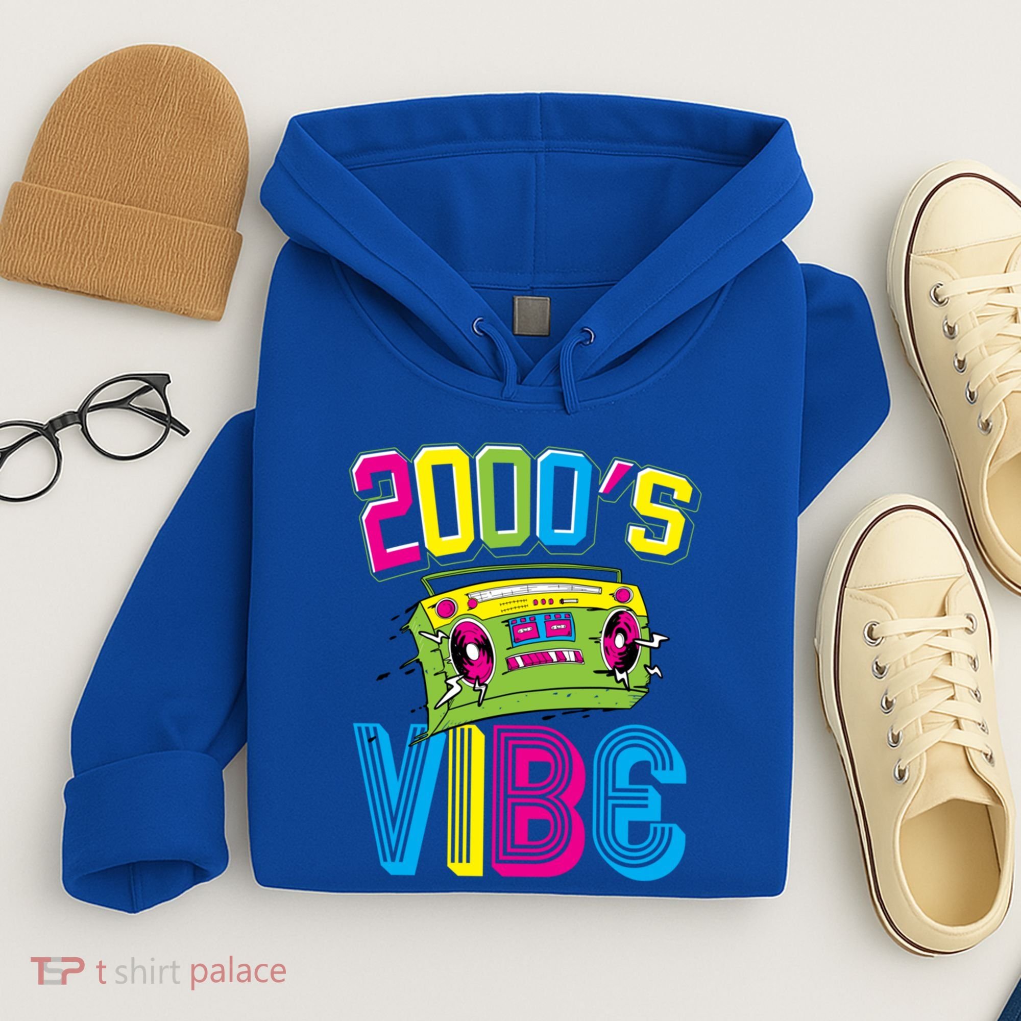 2000S Vibe Hip Hop Costume Early 2000s Party Nostalgia Gift Hoodie