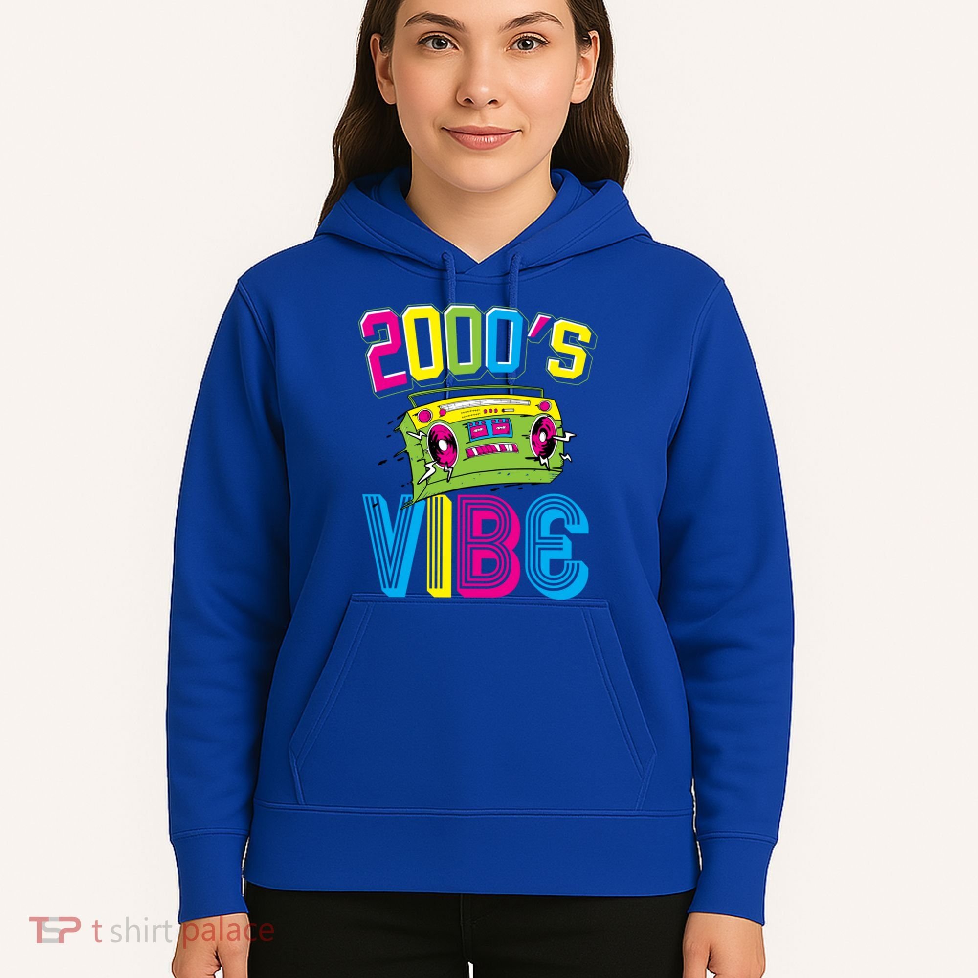 2000S Vibe Hip Hop Costume Early 2000s Party Nostalgia Gift Hoodie