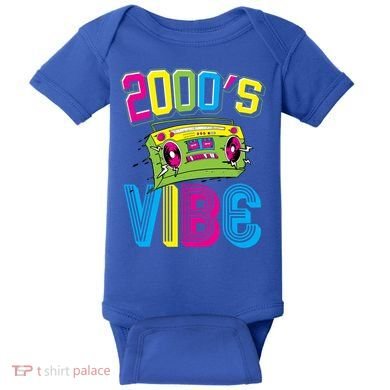 2000S Vibe Hip Hop Costume Early 2000s Party Nostalgia Gift Baby Bodysuit