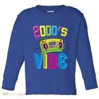 2000S Vibe Hip Hop Costume Early 2000s Party Nostalgia Gift Toddler Long Sleeve Shirt thumb 0