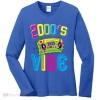 2000S Vibe Hip Hop Costume Early 2000s Party Nostalgia Gift Women's Long Sleeve Shirt thumb 0