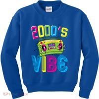 2000S Vibe Hip Hop Costume Early 2000s Party Nostalgia Gift Kids Sweatshirt thumb 0