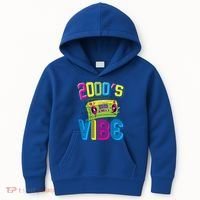 2000S Vibe Hip Hop Costume Early 2000s Party Nostalgia Gift Kids Hoodie thumb 0