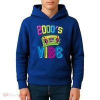 2000S Vibe Hip Hop Costume Early 2000s Party Nostalgia Gift Kids Hoodie thumb 4