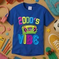 2000S Vibe Hip Hop Costume Early 2000s Party Nostalgia Gift Kids T-Shirt thumb 3
