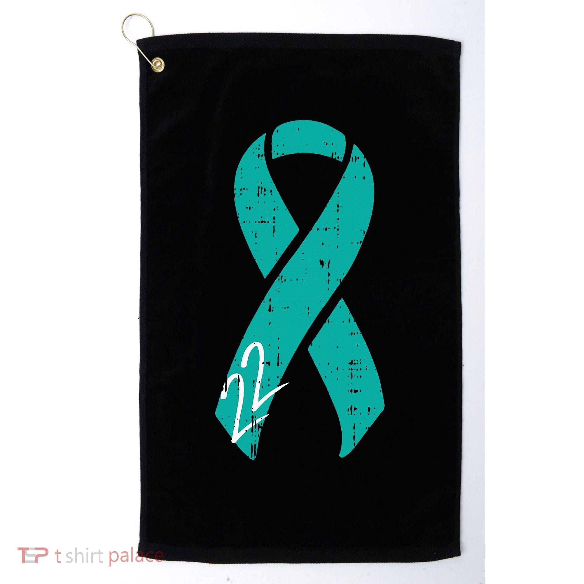 22 Veteran Suicide Prevention Ptsd Awareness Patriotic Gifts Golf Towel
