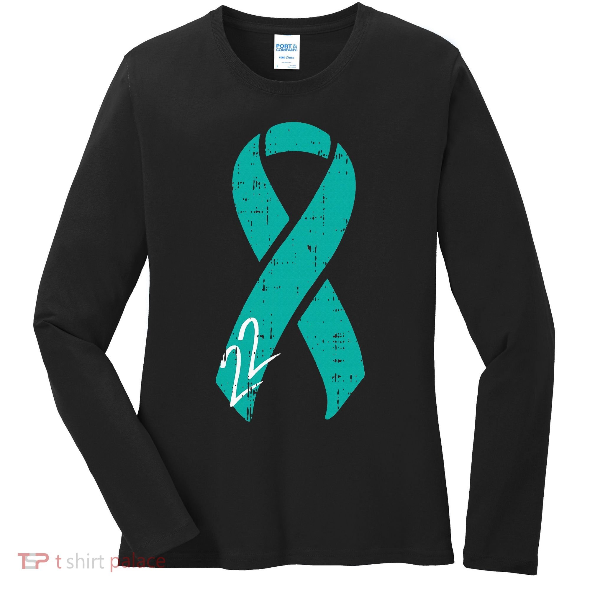 22 Veteran Suicide Prevention Ptsd Awareness Patriotic Gifts Women's Long Sleeve Shirt