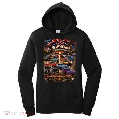 2026 Woodward  250 Years Of American Freedom Cruise Ave M1 Women's Hoodie