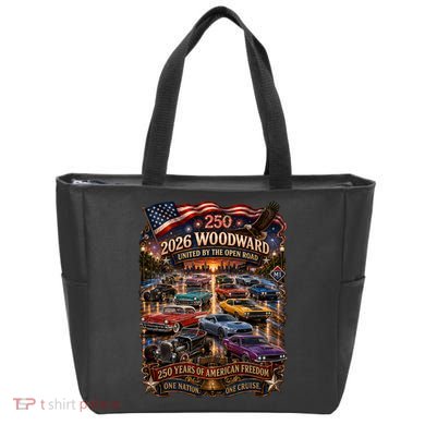 2026 Woodward  250 Years Of American Freedom Cruise Ave M1 Tote Bag