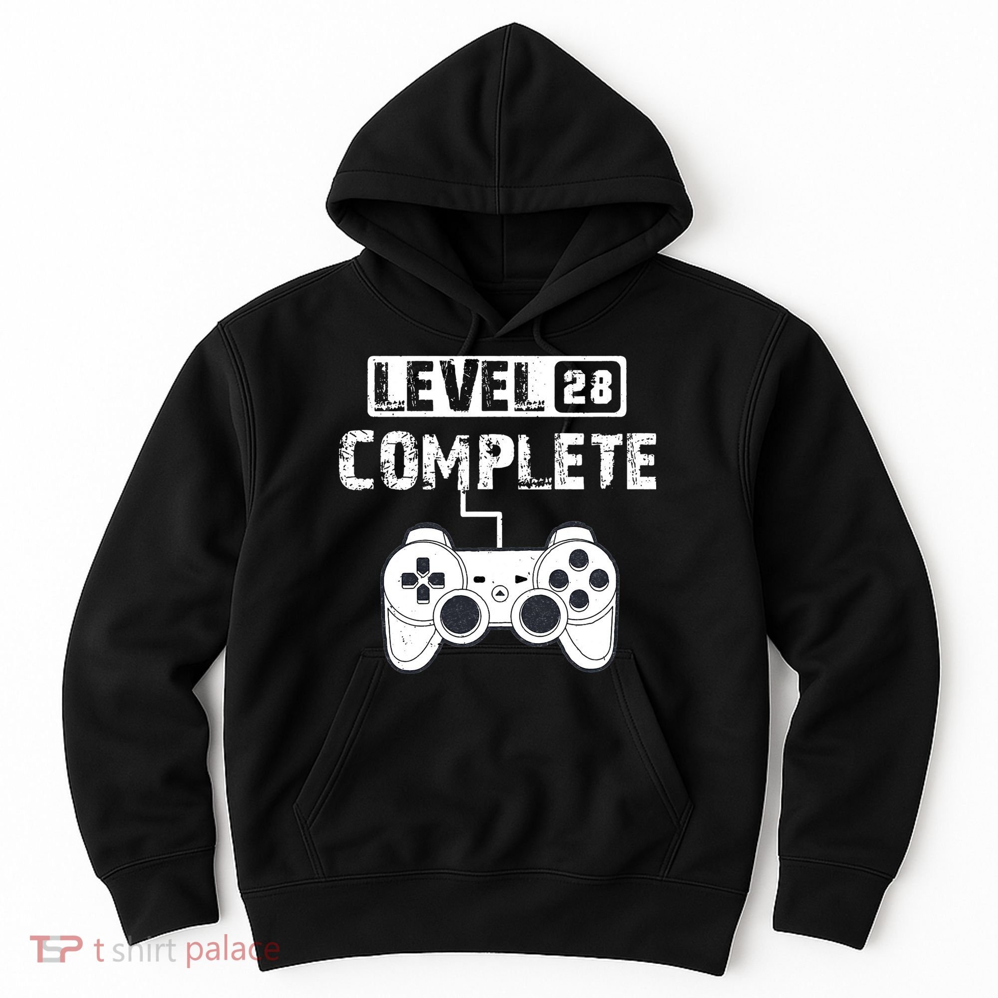 28th Wedding Anniversary Gift For Him or For Her Cotton Hoodie