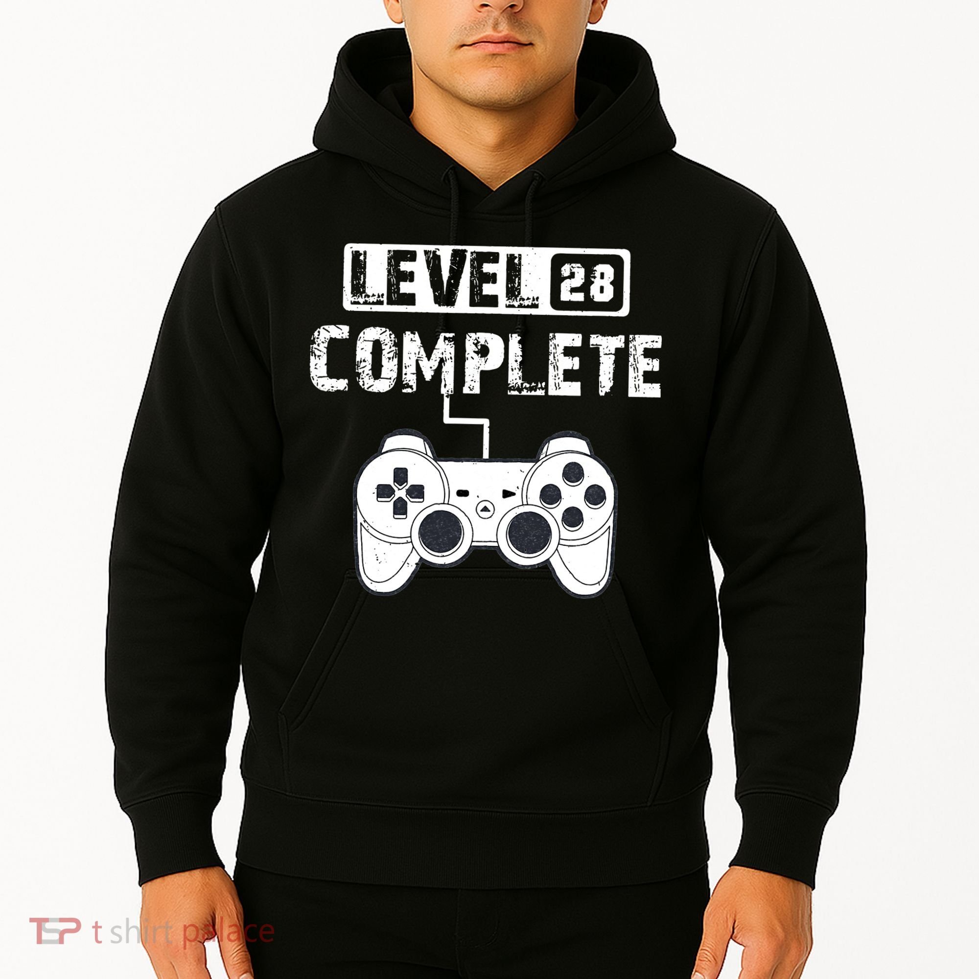 28th Wedding Anniversary Gift For Him or For Her Cotton Hoodie