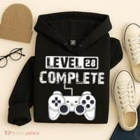 28th Wedding Anniversary Gift For Him or For Her Cotton Hoodie thumb 4