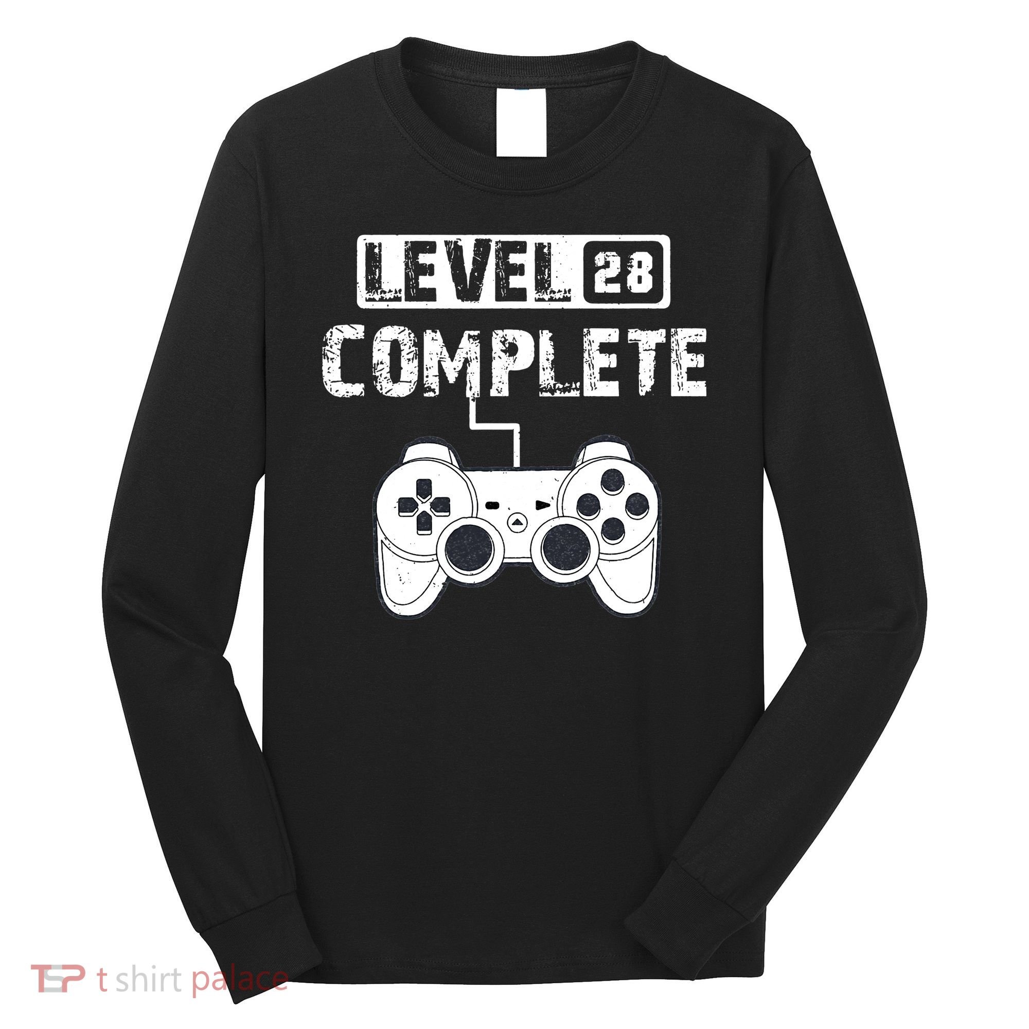 28th Wedding Anniversary Gift For Him or For Her Cotton Long Sleeve Shirt