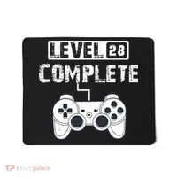 28th Wedding Anniversary Gift For Him or For Her Cotton Mousepad thumb 0