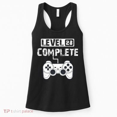 28th Wedding Anniversary Gift For Him or For Her Cotton Women's Tank Top