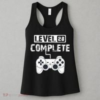 28th Wedding Anniversary Gift For Him or For Her Cotton Women's Tank Top thumb 3