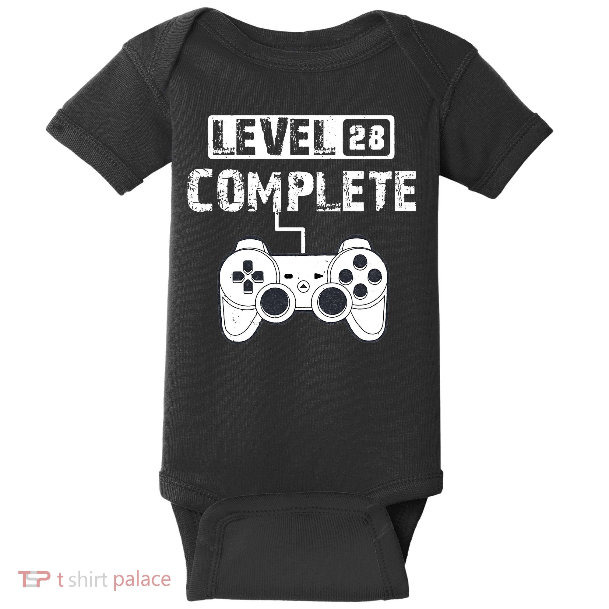 28th Wedding Anniversary Gift For Him or For Her Cotton Baby Bodysuit