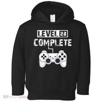 28th Wedding Anniversary Gift For Him or For Her Cotton Toddler Hoodie