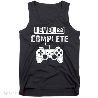28th Wedding Anniversary Gift For Him or For Her Cotton Tank Top
