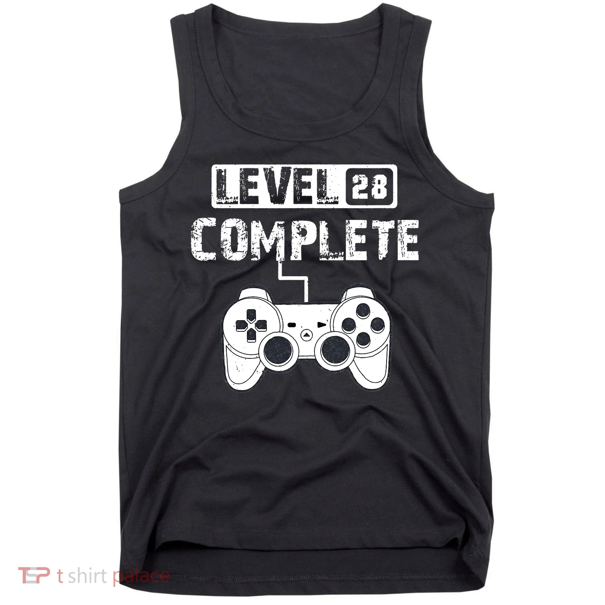 28th Wedding Anniversary Gift For Him or For Her Cotton Tank Top