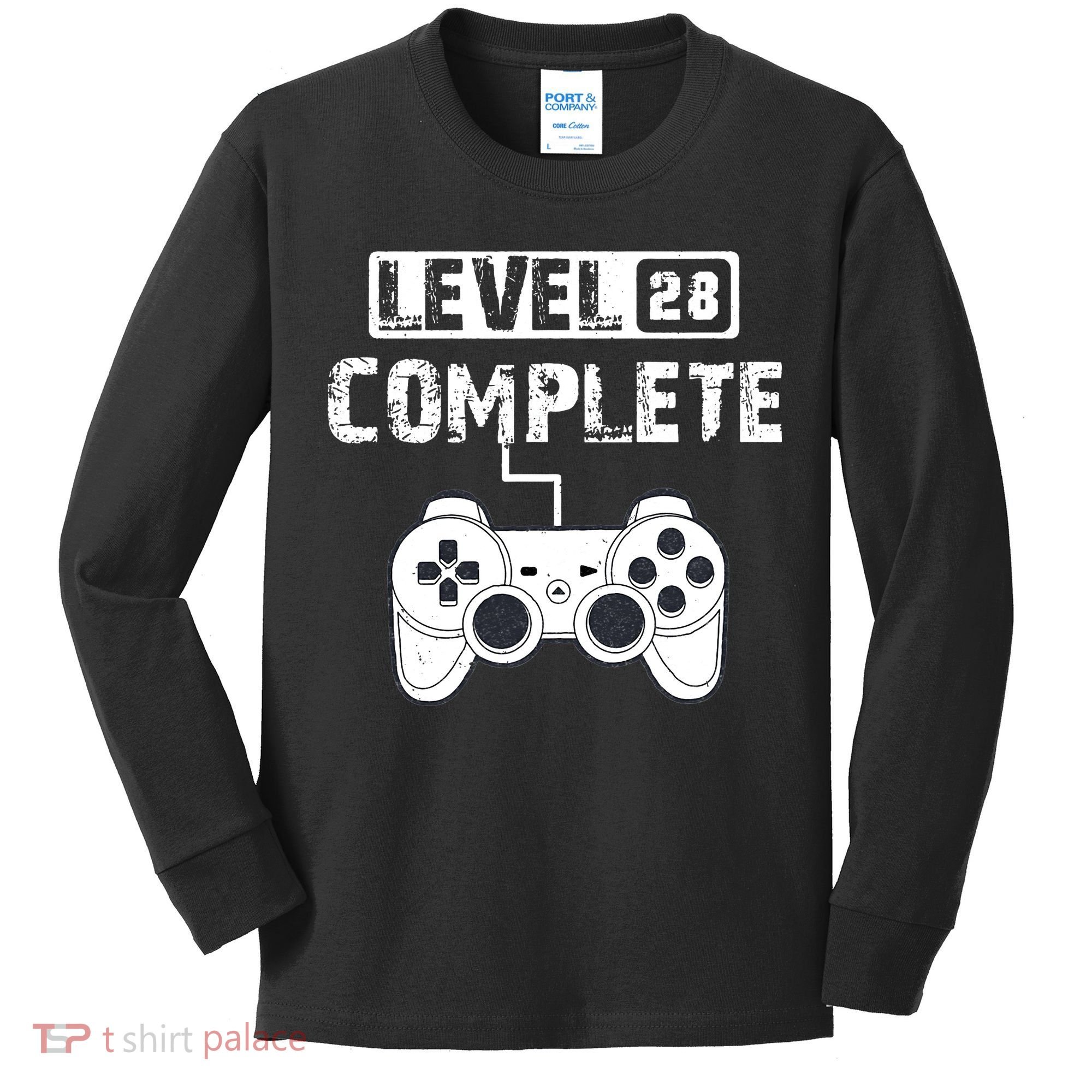 28th Wedding Anniversary Gift For Him or For Her Cotton Kids Long Sleeve Shirt