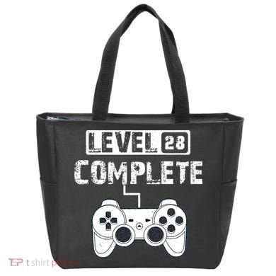 28th Wedding Anniversary Gift For Him or For Her Cotton Tote Bag