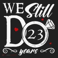 23rd Wedding Anniversary We Still Do 23 Year Since 2000 Women's Sweatshirt thumb 2