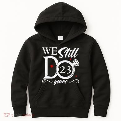 23rd Wedding Anniversary We Still Do 23 Year Since 2000 Kids Hoodie