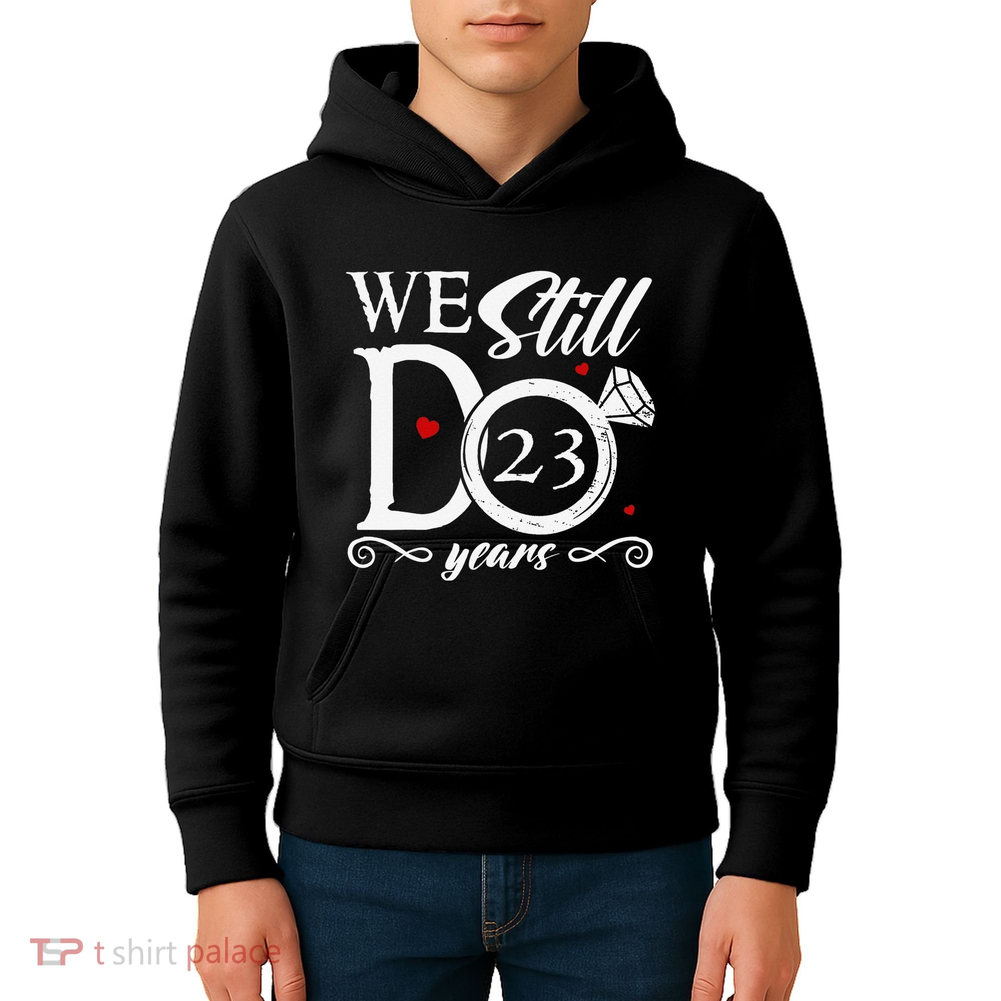 23rd Wedding Anniversary We Still Do 23 Year Since 2000 Kids Hoodie