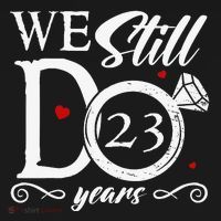 23rd Wedding Anniversary We Still Do 23 Year Since 2000 Kids Hoodie thumb 5