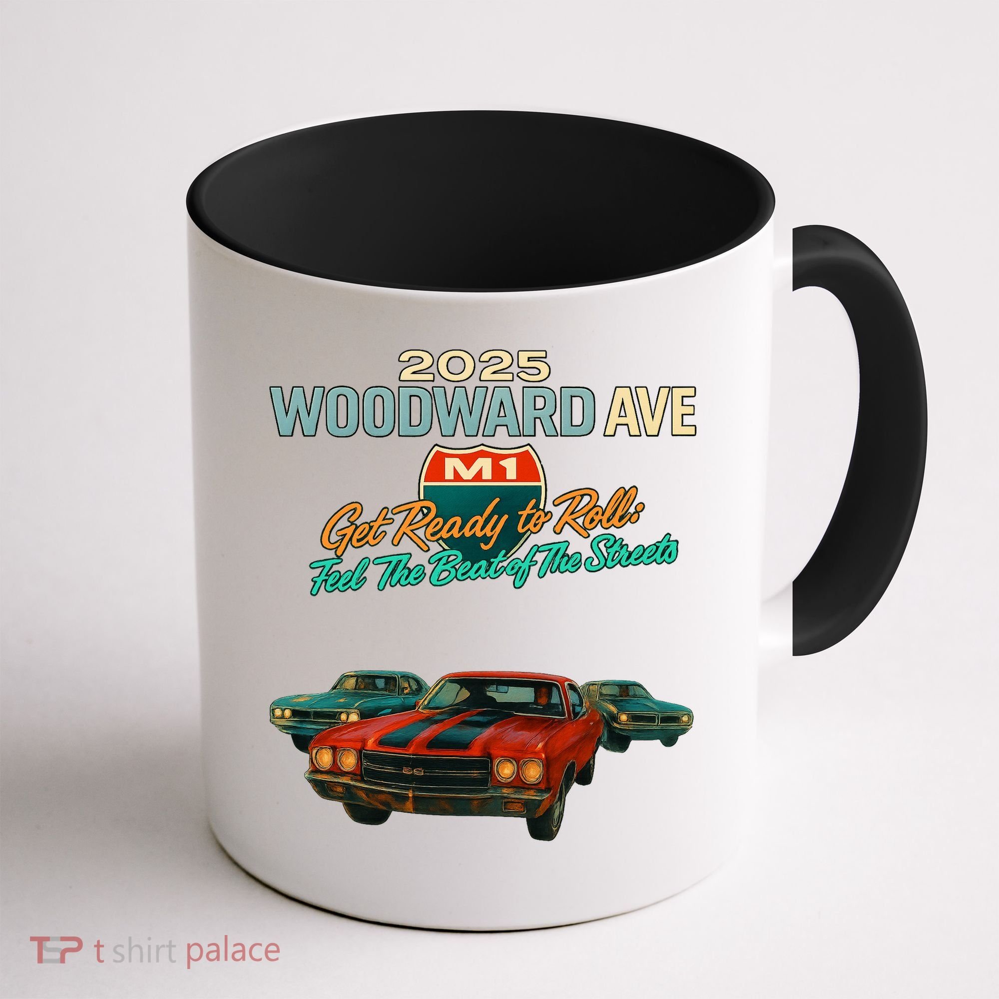 2025 Woodward Ave M1 Get Ready To Roll  Coffee Mug