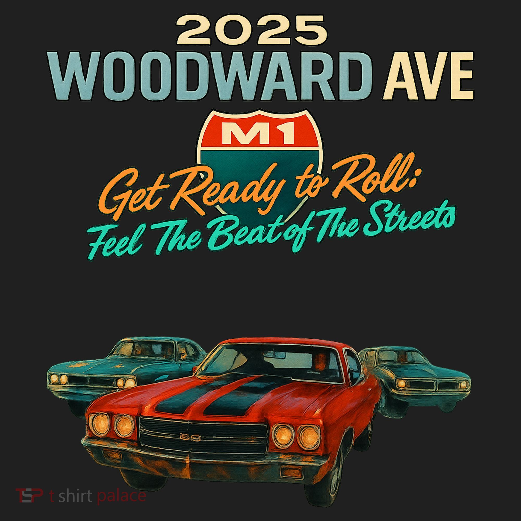 2025 Woodward Ave M1 Get Ready To Roll  Beanie