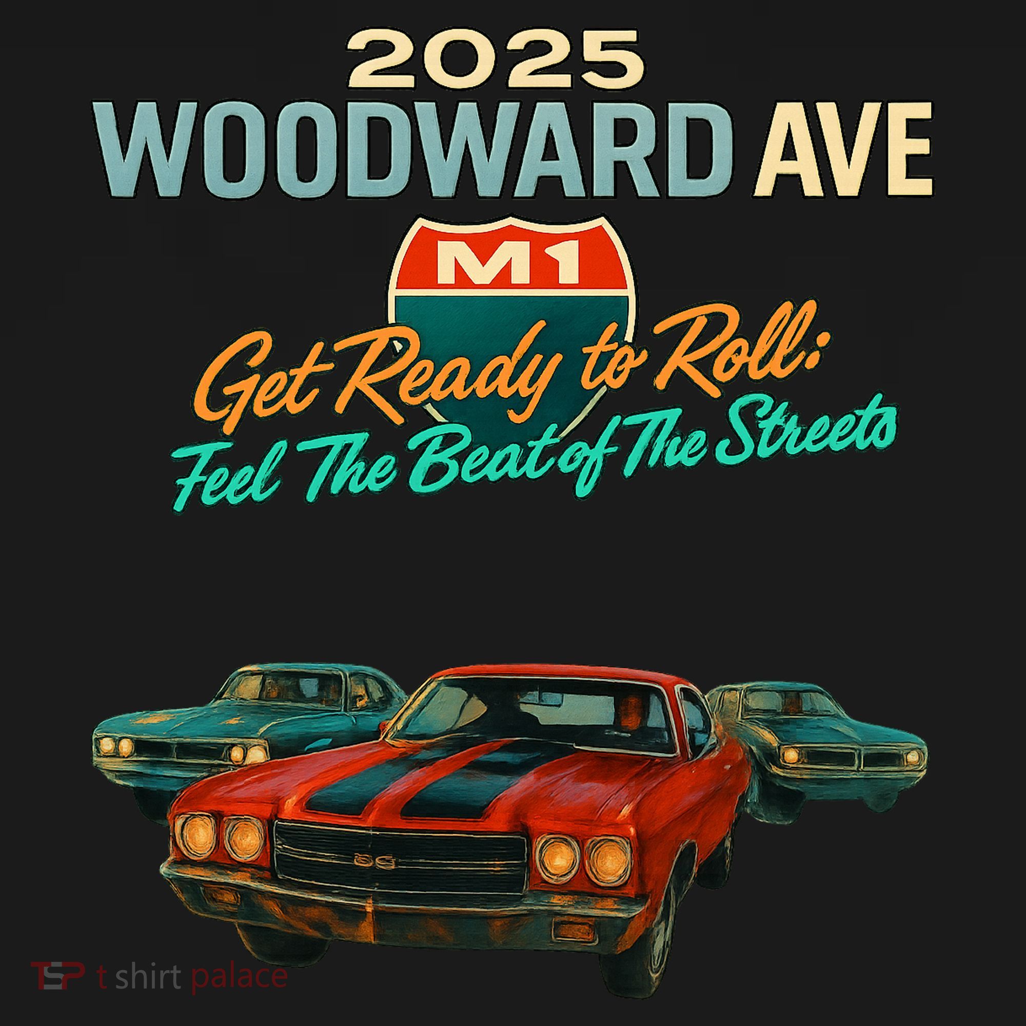 2025 Woodward Ave M1 Get Ready To Roll  Ornament