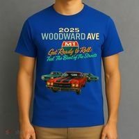 2025 Woodward Ave M1 Get Ready To Roll  T-Shirt thumb 3