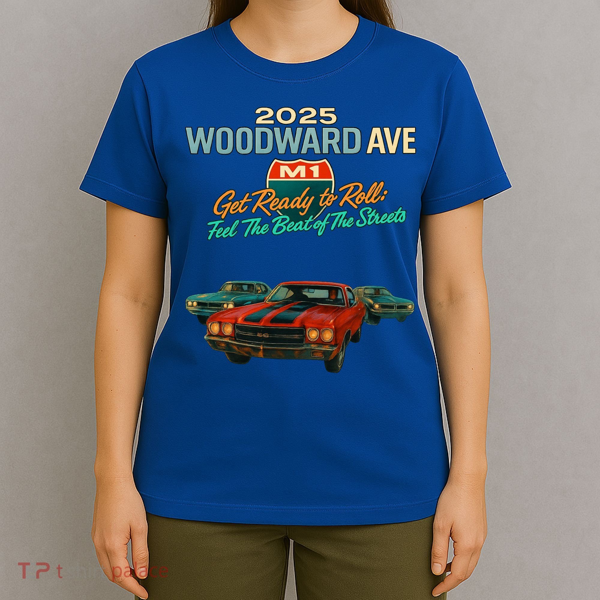 2025 Woodward Ave M1 Get Ready To Roll  T-Shirt